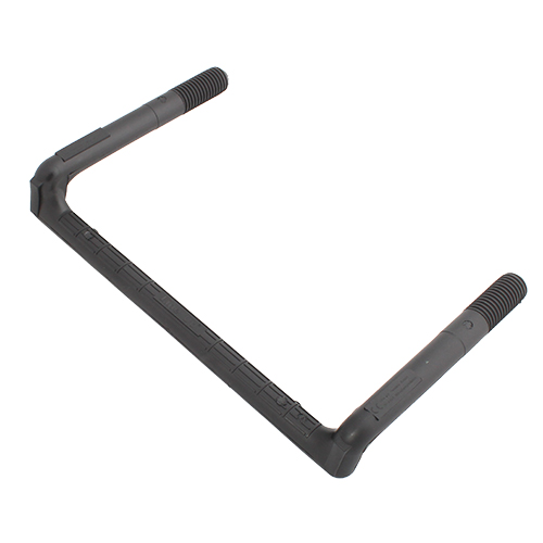 Steigbügel Form A Stahl (schwarz)