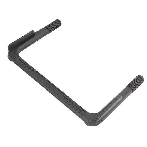 Steigbügel Form B Stahl (schwarz)